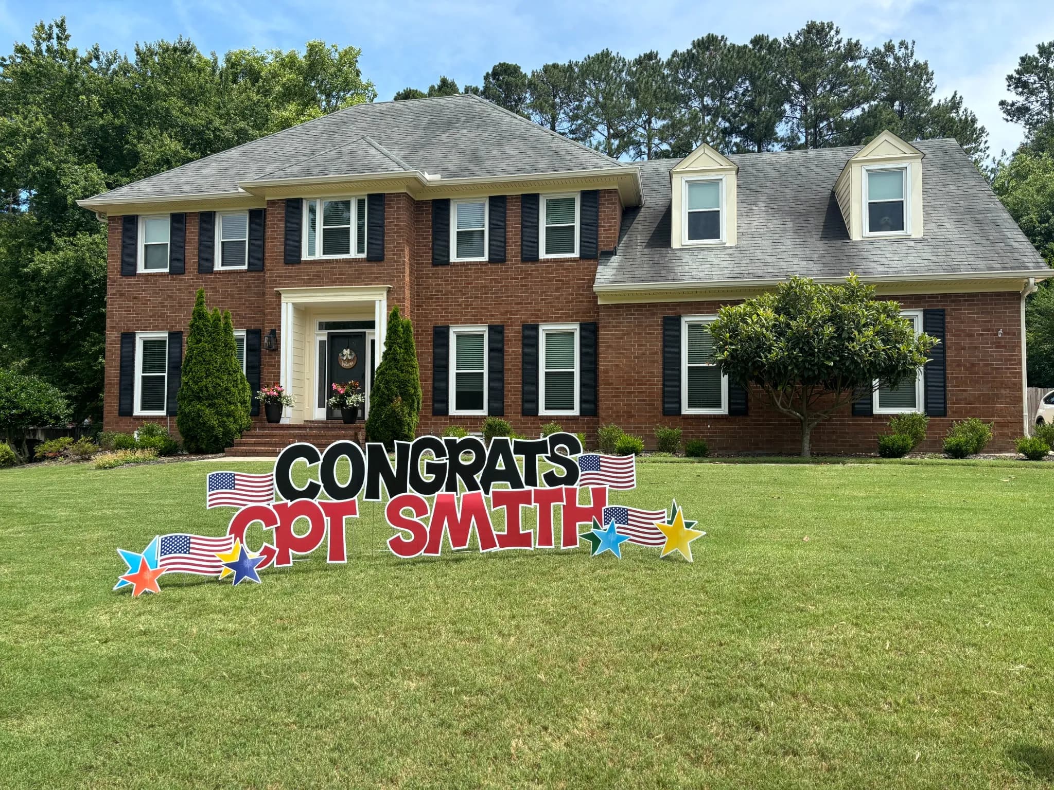 Yard sign example 4