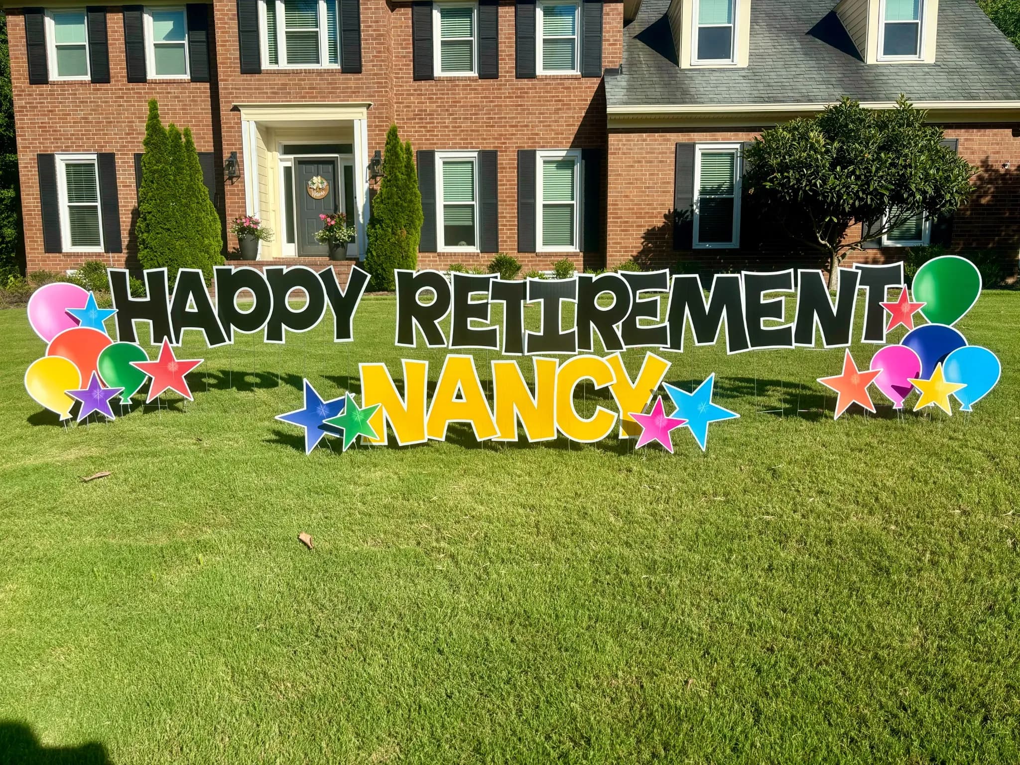 Yard sign example 5